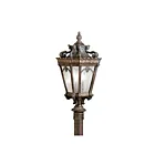Lampe sur poteau extérieur Kichler Tournai 9558LD 3-lumières 60W londonderry
