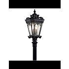 Lampe sur poteau extérieur Kichler Tournai 9559BKT 4-lumières 60W noir texturé