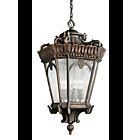 Suspendu extérieur Kichler Tournai 9564LD 4-lumières 100W londonderry
