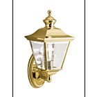 Lanterne murale extérieur Kichler Bay Shore 9713PB 1-lumière 100W laiton poli