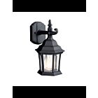 Lanterne murale extérieur Kichler Townhouse 9788BK 1-lumière 100W noir