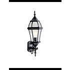 Lanterne murale extérieur Kichler Townhouse 9791BK 1-lumière 100W noir