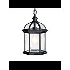 Suspendu extérieur Kichler Barrie 9835BK 1-lumière 100W noir