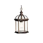 Suspendu extérieur Kichler Barrie 9835TZ 1-lumière 100W bronze tannery
