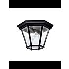 Plafonnier extérieur Kichler Madison 9850BK 2-lumières 60W noir
