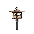 Lampe sur poteau extérieur Kichler Morris 9920DCO 1-lumière 200W cuivre vieilli