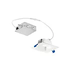 Encastré LED carré Kichler DLRC04S3090WHT 11.5W 4" blanc texturé