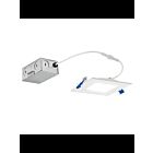 Encastré LED carré Kichler DLSL04S3090WHT 9W 4" blanc texturé