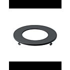 Garniture décorative mince fixée au plafond Kichler DLTSL04RBKT 4" noir texturé
