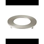 Garniture décorative mince fixée au plafond Kichler DLTSL04RNI 4" nickel brossé