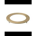 Garniture décorative mince fixée au plafond Kichler DLTSL06RNBR 6" laiton naturel