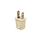 Leviton 123-PI Bouchon en plastique ivoire-Nema-1-15P