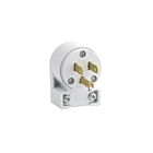 Leviton 515AN Angle de prise blanc 2 pôles 3 fils 5 15P 15A125V