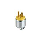 Leviton 520PA Fiche de mise à la terre 2P3W 20A125V jaune