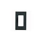 Leviton 80401-E Plaque murale noire 1 groupe