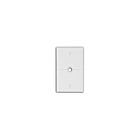 Leviton N751-W Plaque divisée Horiz blanche à 1 groupe