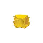 Leviton S4HEL-4DC Coude Horizontal 4x4 45Dg avec couvercle