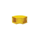 Leviton SWHEL-9DC Coude horizontal pour chemin de roulement en fibre 4x12
