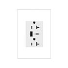 Prise USB de type A/C 20A inviolable Ultra-Fast Legrand Adorne ARTRUSB206ACW4 blanc