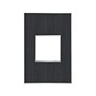 Plaque murale sans vis pour 1 dispositif, gris rustique Legrand Adorne AWM1G2RG4