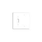 Leviton 80506-I Plaque combinée à 2 groupes de taille moyenne