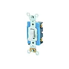 Interrupteur à bascule Leviton 1201-lhw blanc