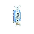 Interrupteur à bascule Leviton 1201-plc transparent
