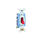 Interrupteur à bascule Leviton 1201-plr rouge