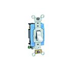 Interrupteur à bascule Leviton 1202-2w blanc