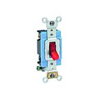 Interrupteur à bascule Leviton 1202-plr rouge