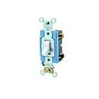Interrupteur à bascule Leviton 1203-2w blanc