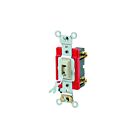 Interrupteur à bascule Leviton 1221-2il ivoire