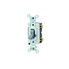 Interrupteur à bascule Leviton 1221-sgy gris