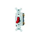 Interrupteur à bascule Leviton 1221-sr rouge