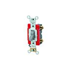 Interrupteur à bascule Leviton 1222-2gy gris