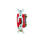 Interrupteur à bascule Leviton 1222-2r rouge