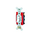 Interrupteur à bascule Leviton 1223-lhw blanc