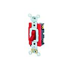 Interrupteur à bascule Leviton 1224-2r rouge