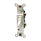 Interrupteur à bascule Leviton 1453-wcp blanc