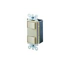 Interrupteur à bascule double Leviton 1754-ilw blanc