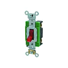 Interrupteur à bascule Leviton 3031-plr rouge