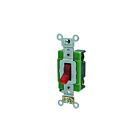Interrupteur à bascule Leviton 3032-plr rouge