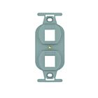 Cadre d'insertion Multimedia Leviton 41087-2gp gris