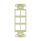 Cadre d'insertion Multimedia Leviton 41646-i ivoire