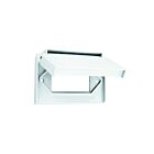 Couvercle de plaque murale Leviton 4996-w blanc