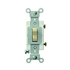 Interrupteur à bascule Leviton 5501-lhi ivoire
