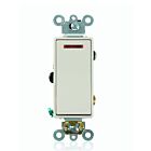 Interrupteur à bascule avec témoin Leviton 5628-2t amande pâle