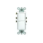 Interrupteur à bascule combiné Leviton 5634-t amande pâle