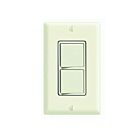 Dispositif combiné interrupteur Leviton 5643-t amande pâle