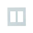 Plaque murale pour 2 dispositifs décorateurs Leviton 80309-sw blanc
